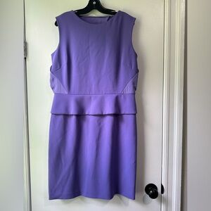 Alberta Ferretti Women’s Vintage Sleeveless Mini Purple Dress Size 12